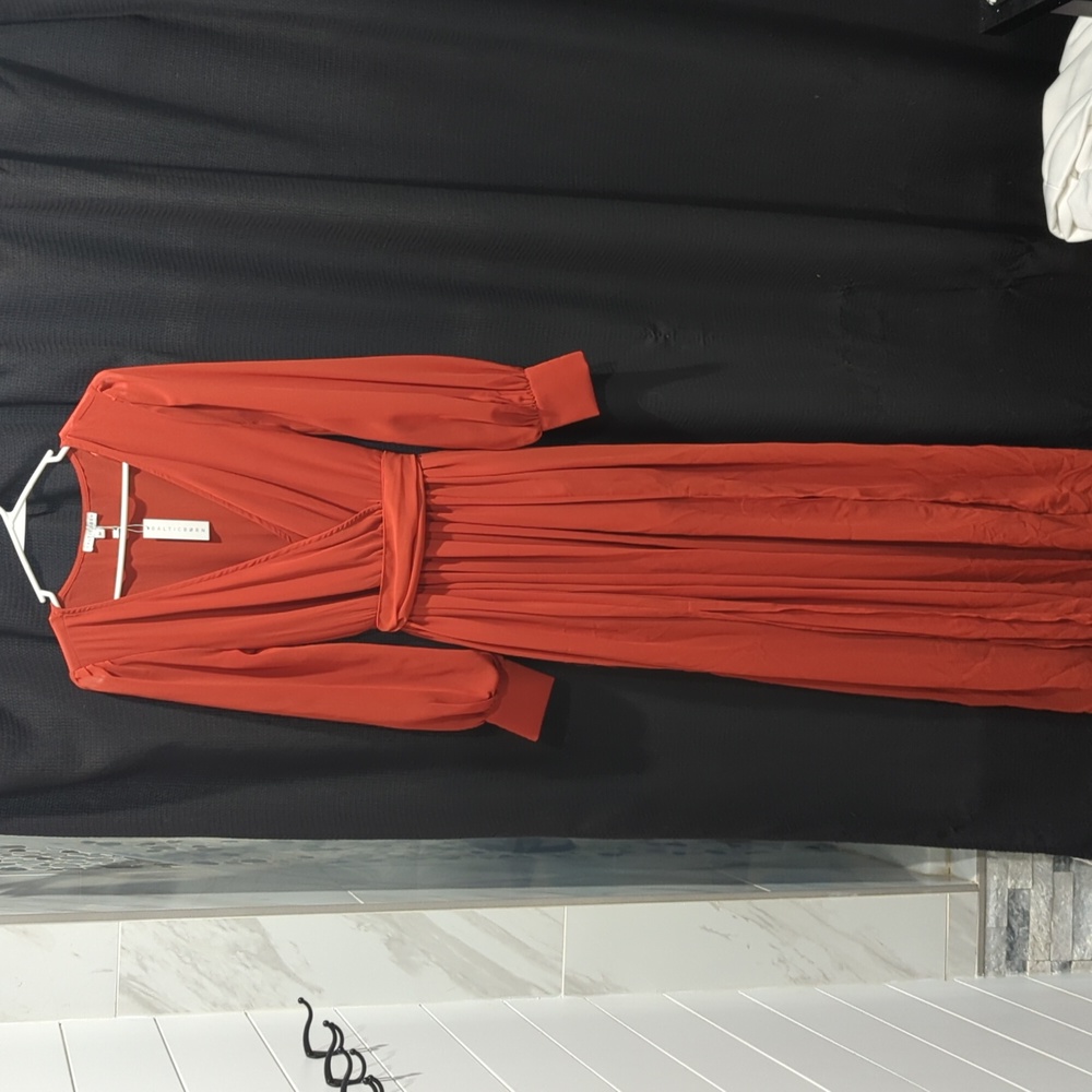 Baltic Born Celine Maxi Dress in Rust